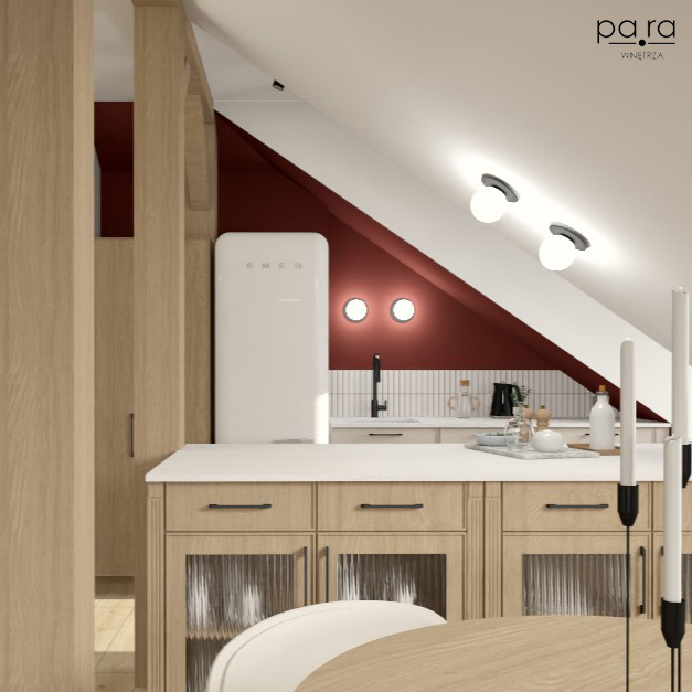 BURGUND • SALON Z KUCHNIĄ